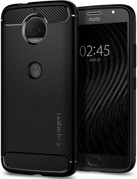 Spigen Etui Spigen Rugged Armor Motorola Moto G5S Plus Black 1