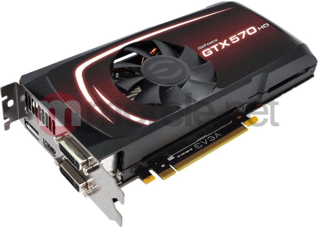Karta graficzna EVGA GeForce GTX 570 1280MB DDR5/320bit DVI/HDMI/DP PCI-E (797/3900) (wer. OC - SC - SuperClocked) (012-P3-1573-KR) 1
