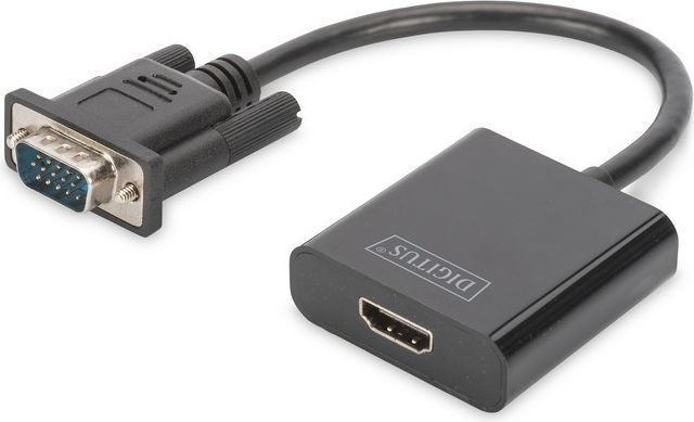 Digitus HDMI - (VGA) + Jack 3.5mm (DA-70473) - Adapter AV - Morele.net