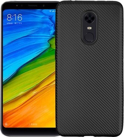 Etui Carbon Fiber Xiaomi Redmi 5 Plus czarny/black 1