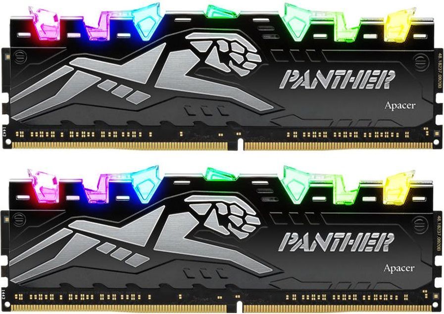 Pamięć Apacer Panther Rage RGB, DDR4, 16 GB, 3200MHz, CL16 (EK.16GA1.GJNK2) 1