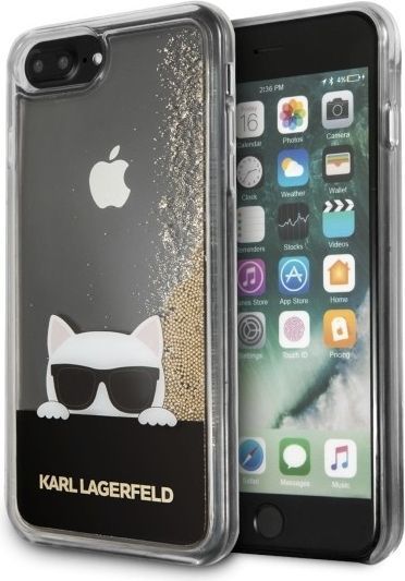 Karl Lagerfeld Choupette Sunglass Glitter do iPhone 7/8 Plus Złoty 1