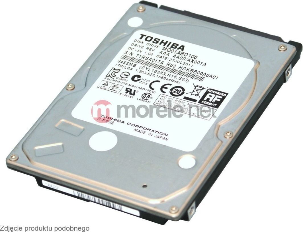 Dysk Toshiba 320 GB 2.5" SATA II (MQ01ABD032) 1