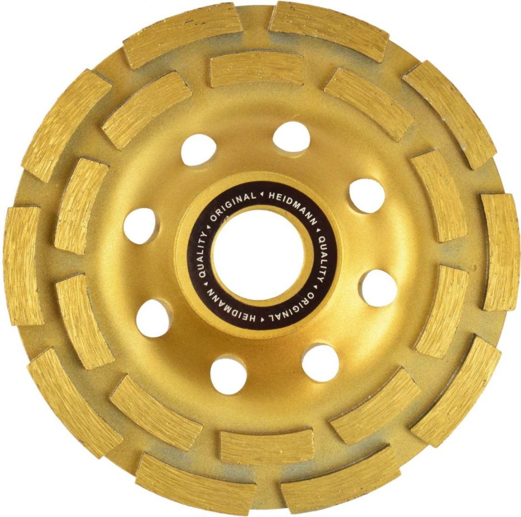 Geko Tarcza diam. segm.duble do szlifowania betonu 125mmx22.23 Heidmann(50) 1