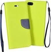 GSM City Etui Fancy Book do Samsung Galaxy A8 2018 granatowo-limonkowe 1