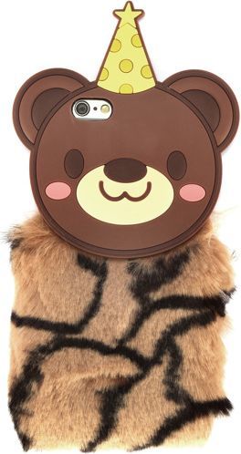 GSM City CASE ETUI 3D FUTRO MIŚ BRĄZOWY XIAOMI REDMI NOTE 4X 1