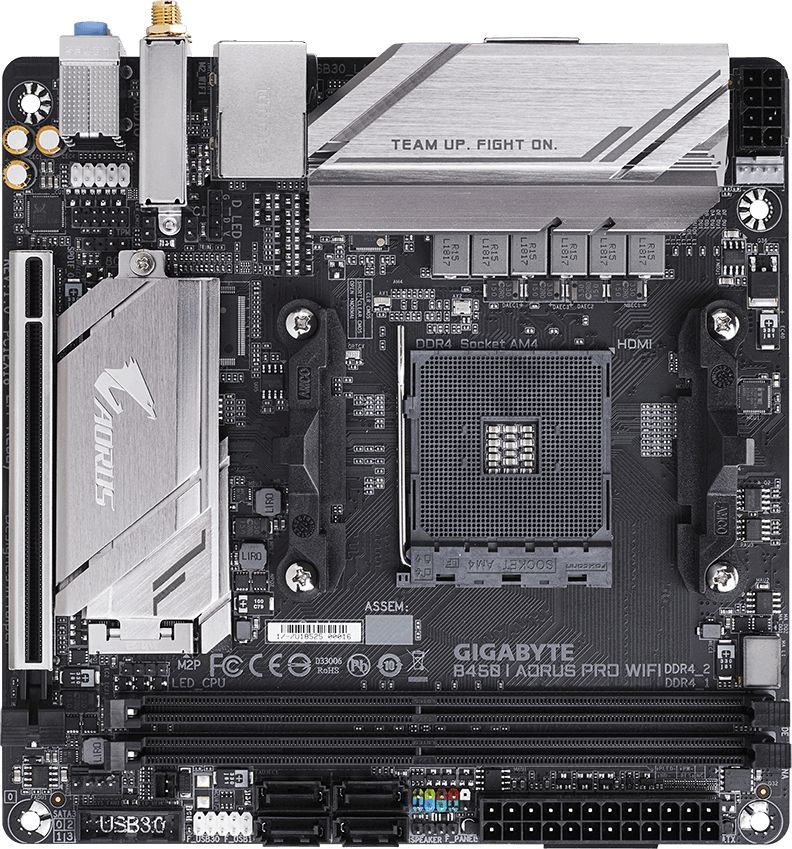 マザーボード GIGABYTE B450 I AORUS PRO WIFI GIGABYTE B450 AORUS PRO WIFI AMD 400シリーズ Socket AM4対応