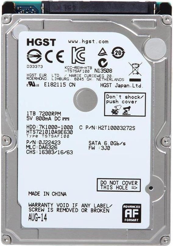 HGST 1 TB 2.5