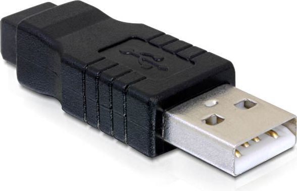 Adapter USB Delock miniUSB - USB Czarny  (65094) 1