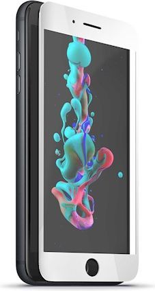 TelForceOne Szkło hartowane 5d do Apple iPhone 7 Plus/ 8 Plus białe 1