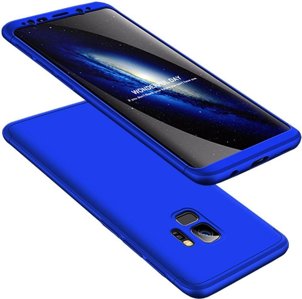 Hurtel 360 Protection etui na całą obudowę przód + tył Samsung Galaxy S9 G960 niebieski 1