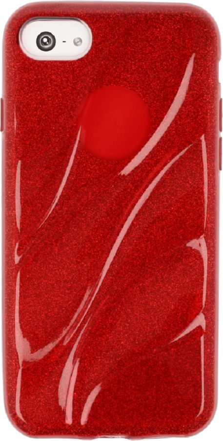 Etui Wave glitter IPHONE 8 czerwone 1