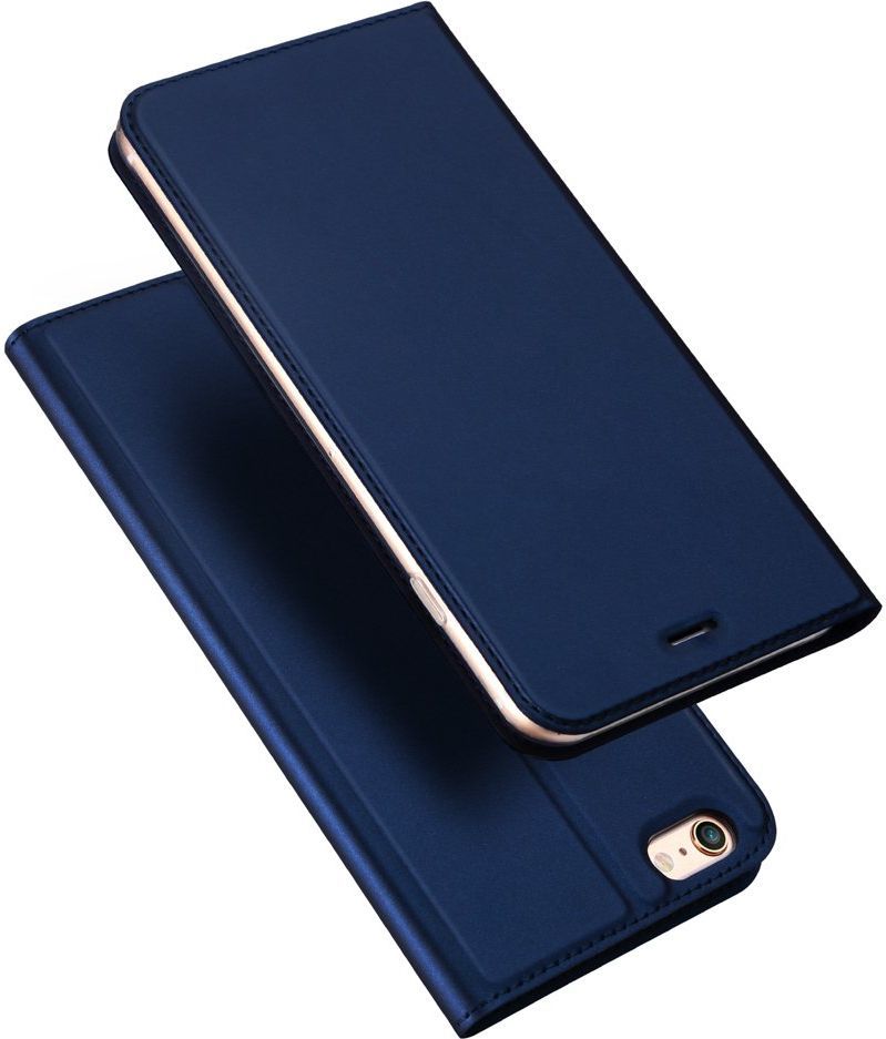 Dux Ducis Etui skin leather iPhone 6/6S granatowe 1