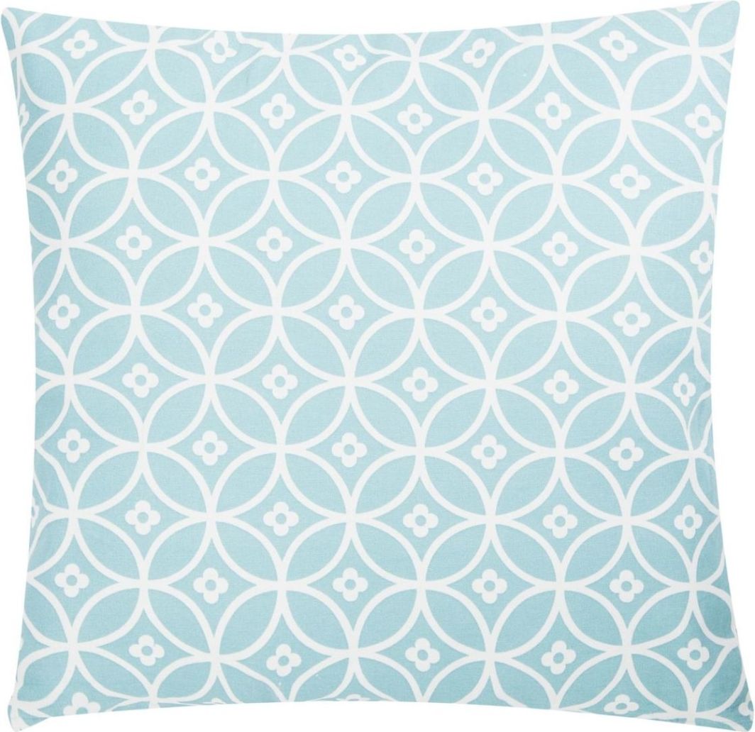 D2 Design Poduszka Crossed Circles 45x45 cm niebieska 1