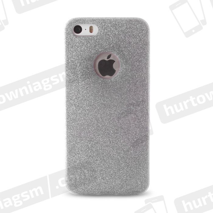 ETUI GLITTER SAMSUNG J3 2017 SREBRNE 1