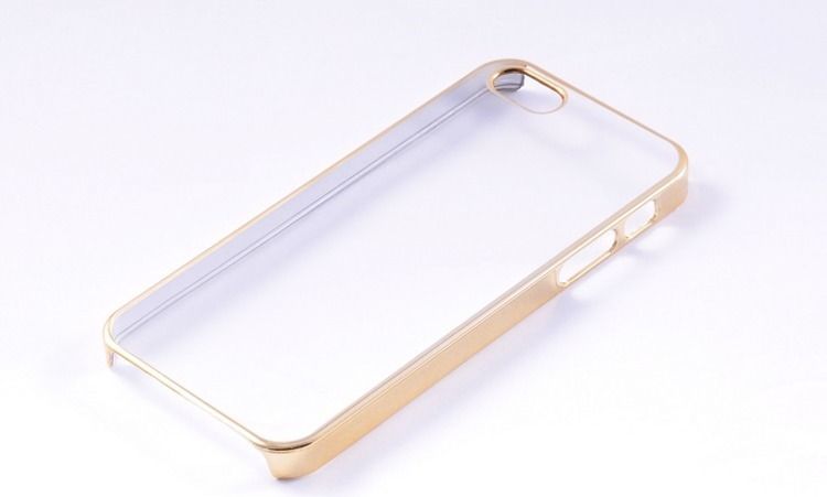 HARD CASE ETUI PREMIUM CLEAR HTC M9 ZŁOTE 1