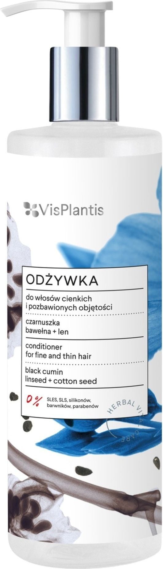 Vis Plantis Herbal Vital Care Odżywka do włosów cienkich i bez objętości 400 ml 1
