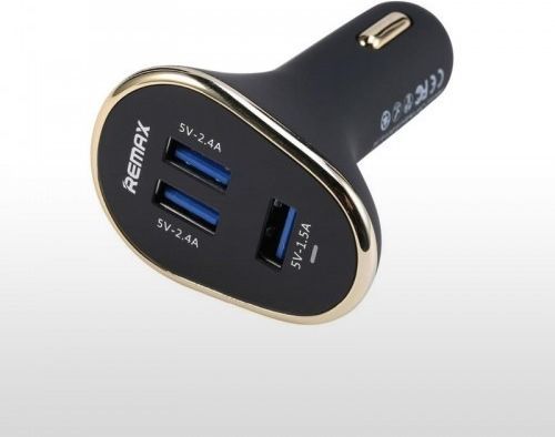 Ładowarka Remax samochodowa 3xUSB 6,3A czarna (RCC302) 1
