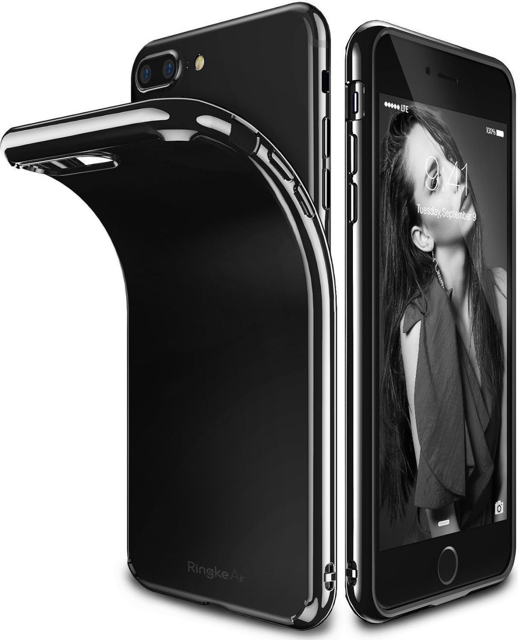 Ringke Etui Ringke Air Apple iPhone 8 Plus/7 Plus Ink Black 1