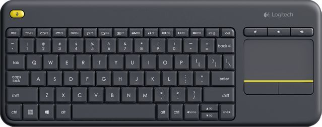 Klawiatura Logitech K400 Bezprzewodowa Czarna RU (920-007147) 1