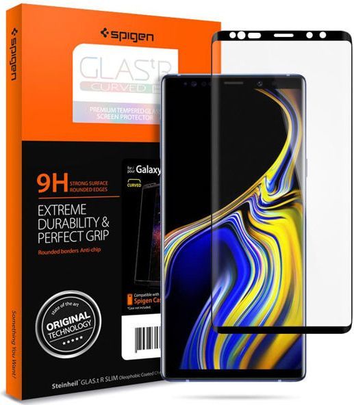 Spigen SZKŁO HARTOWANE SPIGEN GLAS.TR CASE FRIENDLY GALAXY NOTE 9 BLACK 1