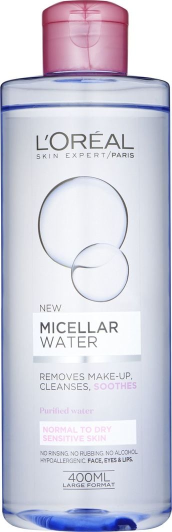  L’Oreal Paris Woda micelarna do normalnej i suchej skóry wrażliwej Micellar Water 400ml 1