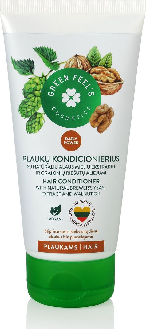 Green Feel Odżywka do Włosów z Ekstraktem z Orzecha Włoskiego i Drożdży Piwowarskich 150 ml 1