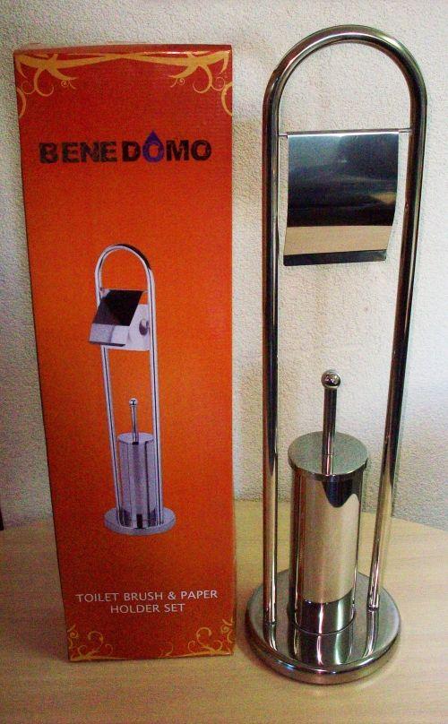 BENEDO Szczotka do WC stojąca chrom 1