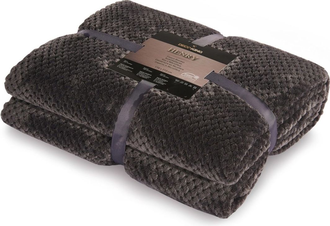 Decoking Koc Henry grafitowy r. 220x240cm 1