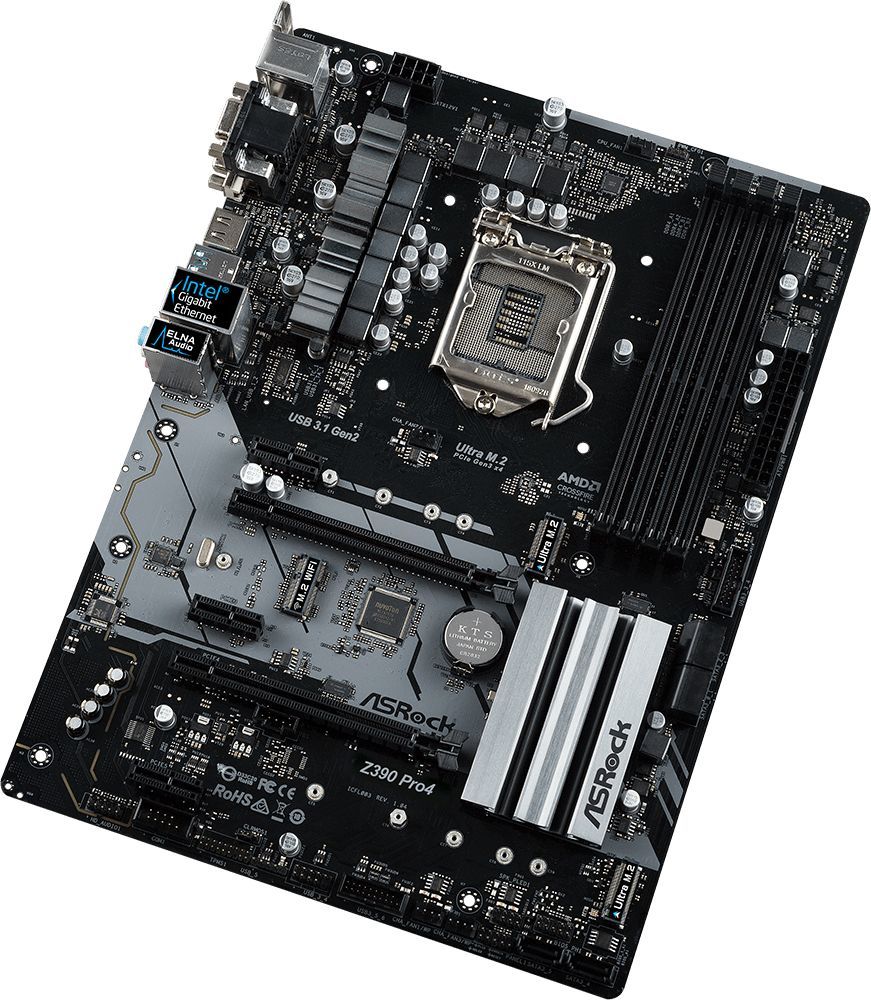 PCパーツ i3 8100 + Z390 pro4 +DDR4 8GB ASRock > Z390 Pro4