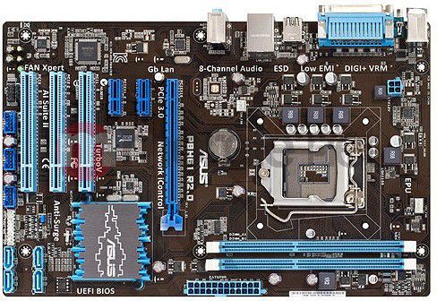 Płyta główna Asus P8H61 R2.0 Intel H61 (PCX/DZW/GLAN/SATA/DDR3) 1