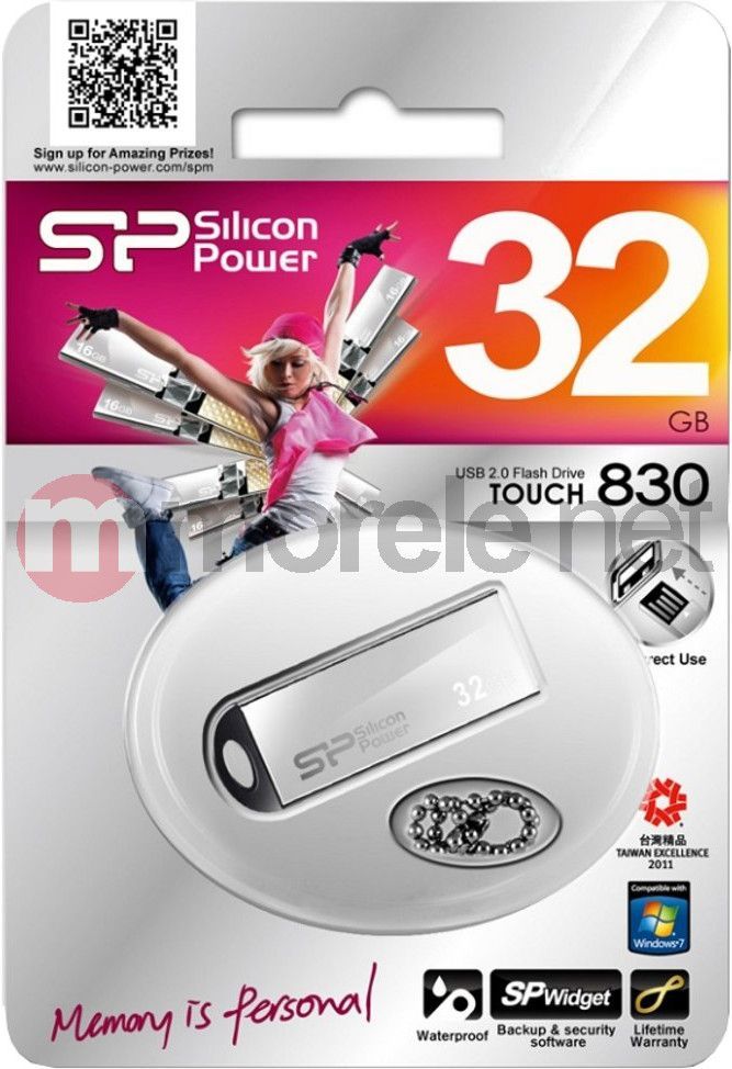 Pendrive Silicon Power Touch 830 32GB (SP032GBUF2830V1S) 1