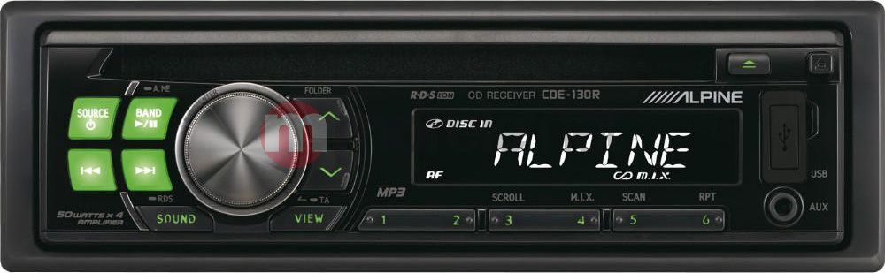 Radio samochodowe Alpine CDE-130R 1