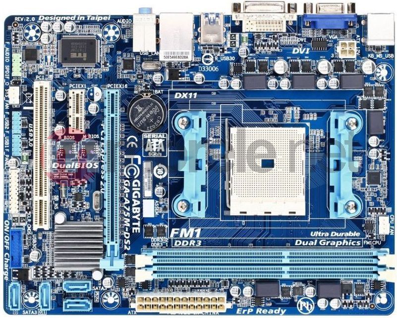 Płyta główna Gigabyte GA-A75M-DS2 1