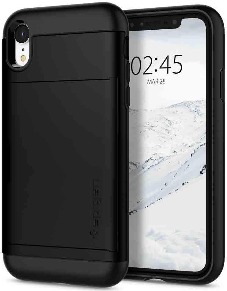 Spigen Nakładka Slim Armor CS do Apple iPhone XR czarna 1