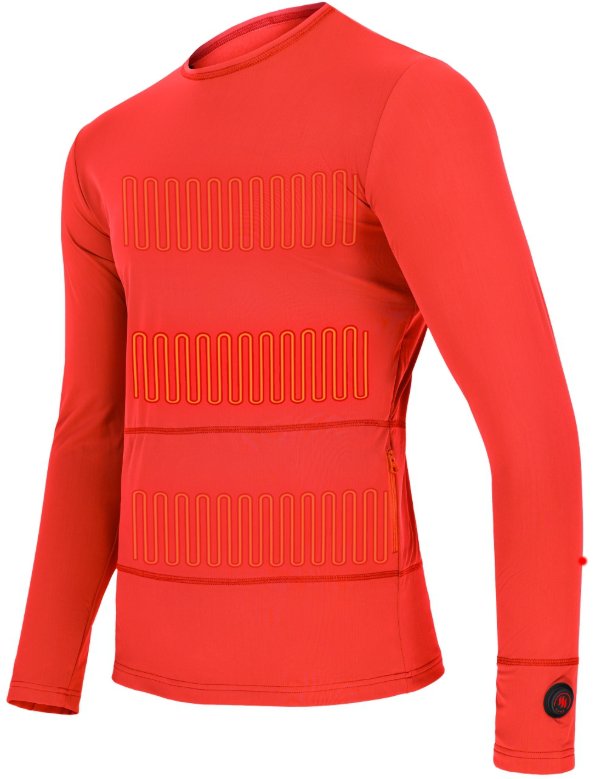 Glovii Ogrzewana bluza czerwona r. L 1