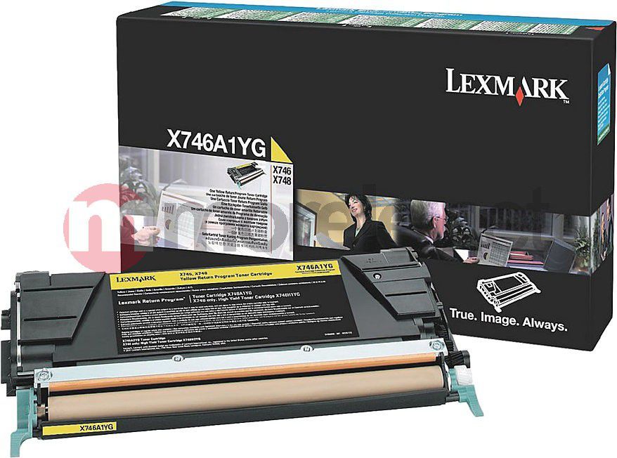Toner Lexmark X746A1YG 1