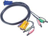 Aten Kable KVM, 5m, Czarny (2L5305P) 1