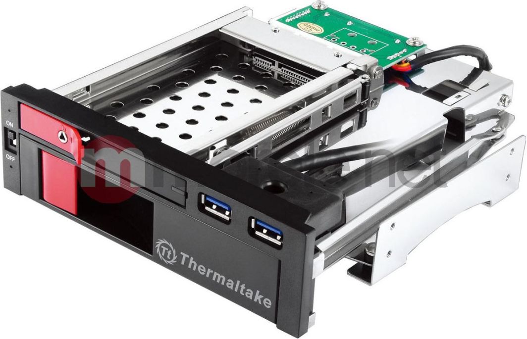 Thermaltake Panel przedni 2x USB 3.0 + kieszeń na dysk 2.5" i 3.5" (ST0026Z) 1