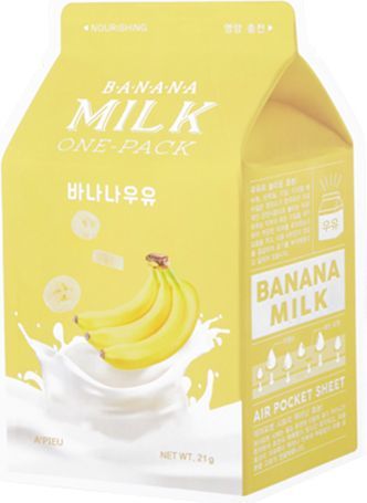 Apieu Milk One-pack Nourishing Banana Rozświetlająco-odżywcza maseczka 20g 1