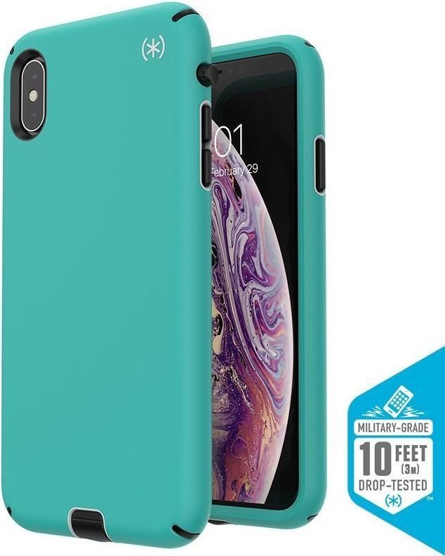 Speck Speck Presidio Sport - Etui iPhone Xs Max (Jet Ski Teal/Dolphin Grey/Black) 1