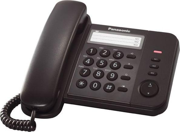Telefon stacjonarny Panasonic KX-TS520PDB Czarny  1