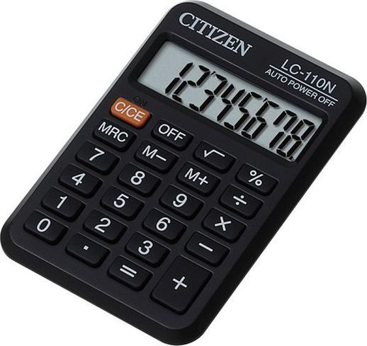 Kalkulator Citizen KALKULATOR KIESZONKOWY LC-110NR CITIZEN 8 CYFROWY 1