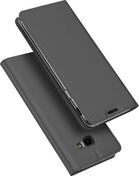 Dux Ducis Skin Pro etui pokrowiec z klapką Samsung Galaxy J4 Plus 2018 J415 szary 1