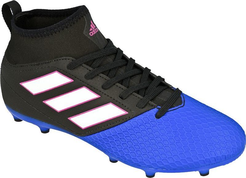 Adidas Buty piłkarskie ACE 17.3 FG Jr czarno-niebieskie r. 38 2/3 (BA9234) 1