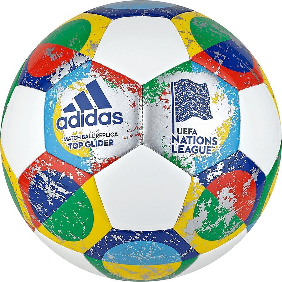 Adidas Piłka UEFA Top Glider biała r. 4 (CW5268) 1