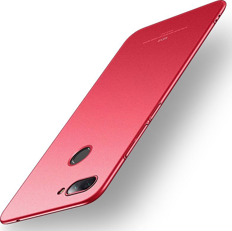 MSVII MSVII Simple ultracienkie etui pokrowiec Xiaomi Mi 8 Lite czerwony 1
