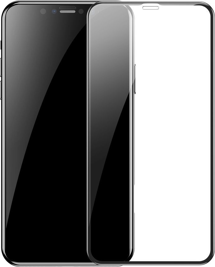 Baseus Full Coverage szkło hartowane 3D na cały ekran iPhone XS Max czarny (SGAPIPH65-KC01) 1