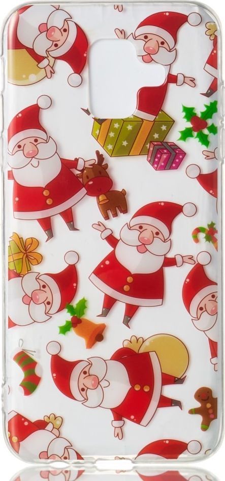 Etui Slim Art SAMSUNG A6 2018 Święty Mikołaj uniwersalny 1