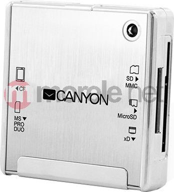Czytnik Canyon Multi Card Reader Srebrny CNR-CARD05NS 1